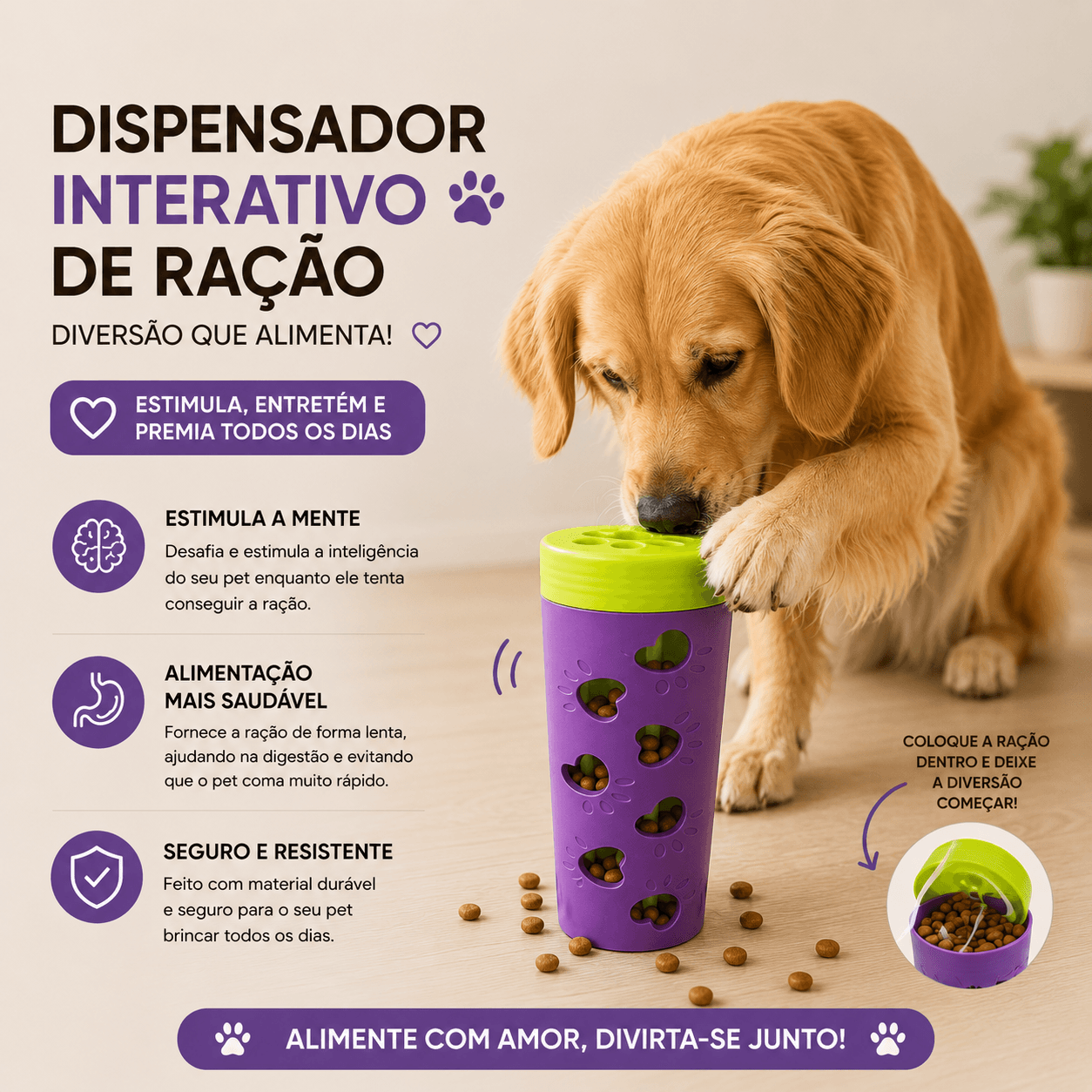 Dispensador Interativo de Ração