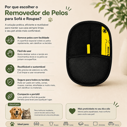 Luva para Remoção de Pelos