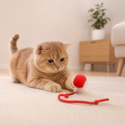 Brinquedo Bola de Caça Elétronica para Gatos
