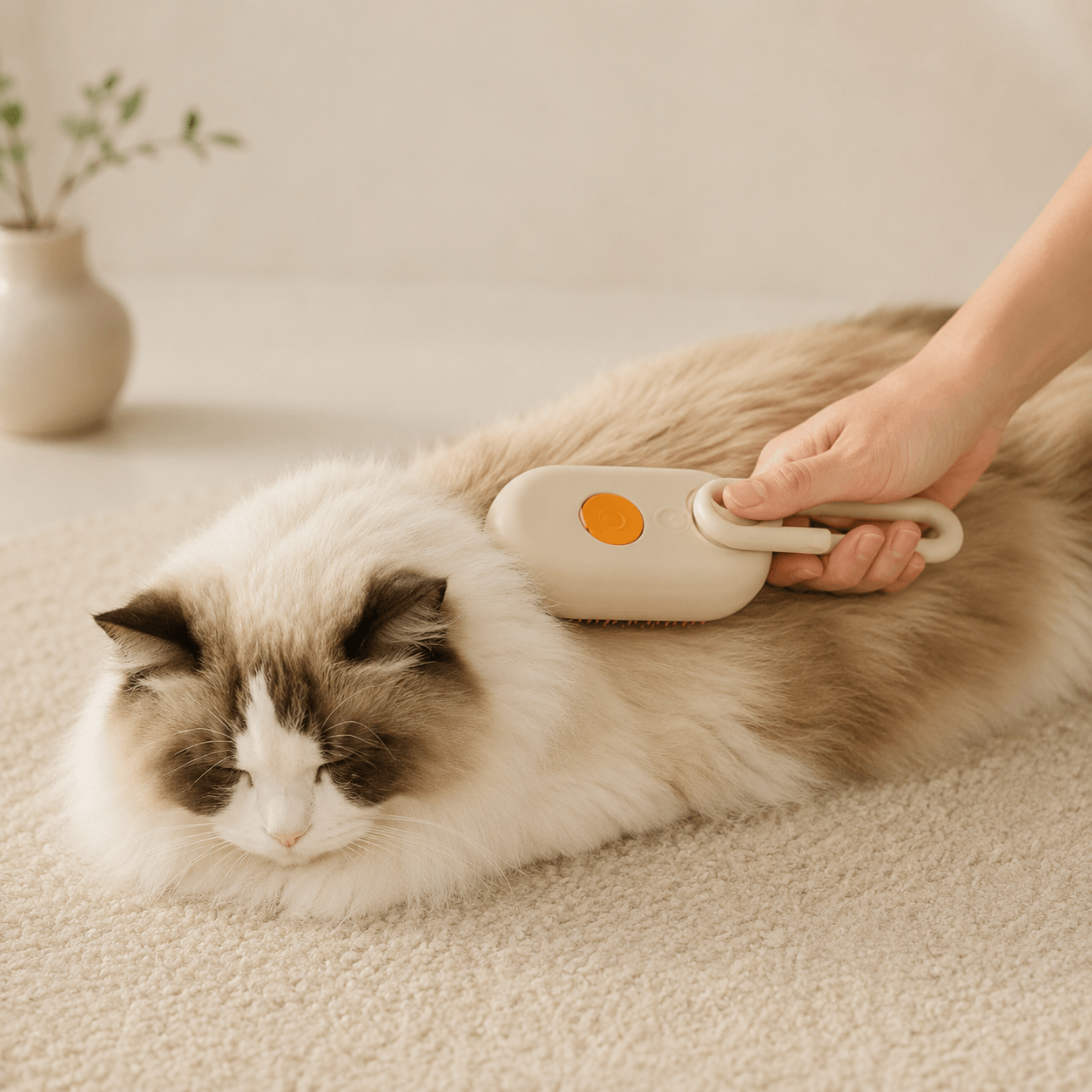 Escova Vaporizadora para Gatos