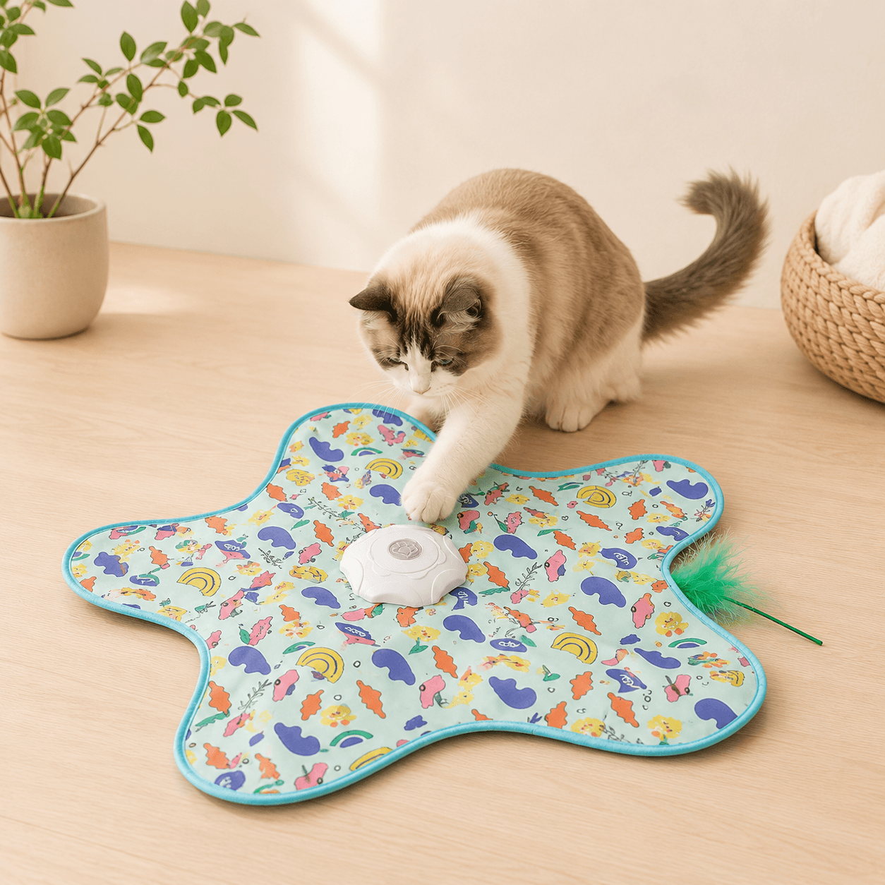 Tapete Interactivo de Caça para Gatos