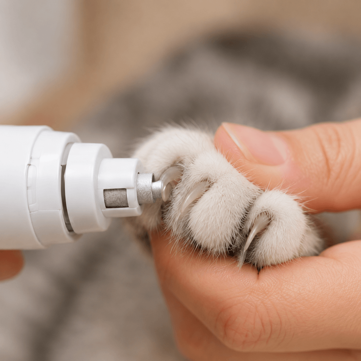 Aparador Elétrico de Unhas para Gatos