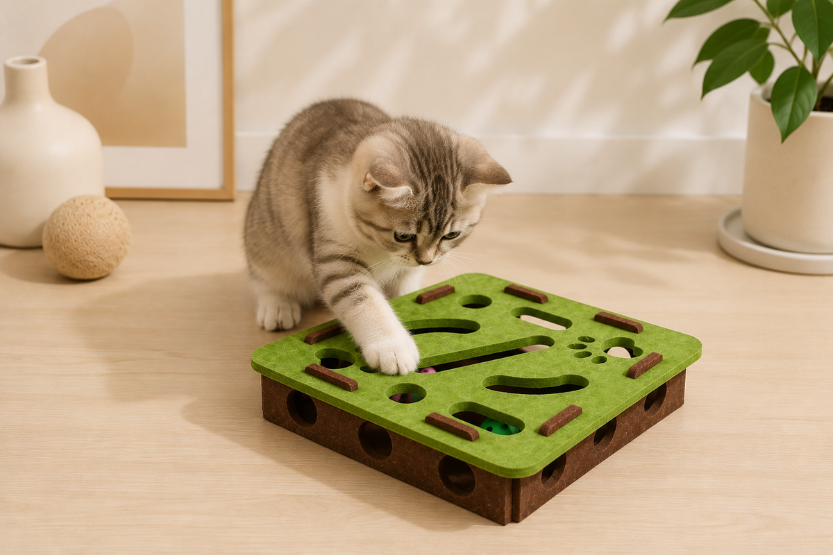 Caixa Labirinto para Gatos