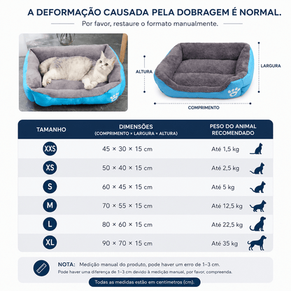 Cama Peludinha Premium para Cães