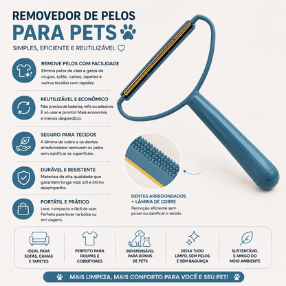 Removedor de Pelos de Tecidos