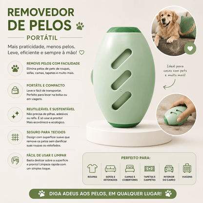 Removedor de Pelos Portátil