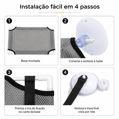 Cama Suspensa Premium para Gatos