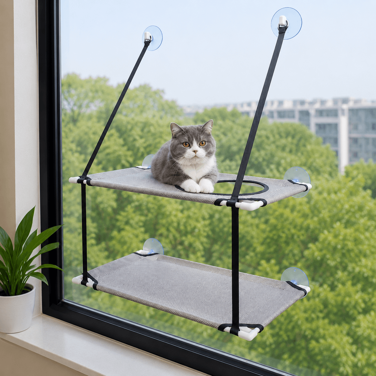 Cama Suspensa Premium para Gatos