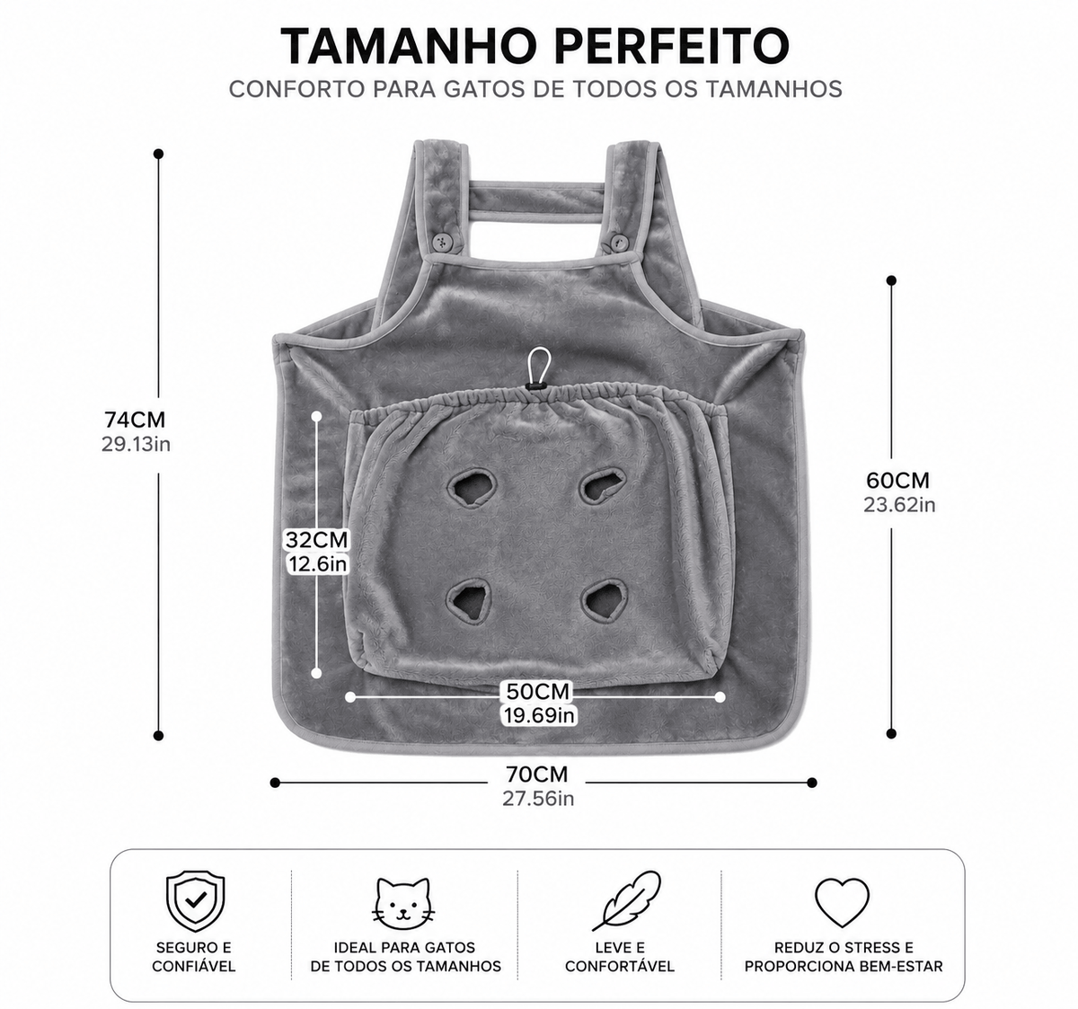 Avental para Tutores de Gatos