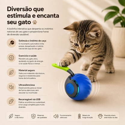 Bola Pena Elétrica para Gatos