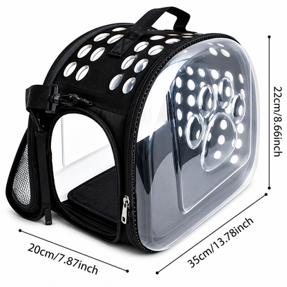 Bolsa de Transporte Transparente para Cães