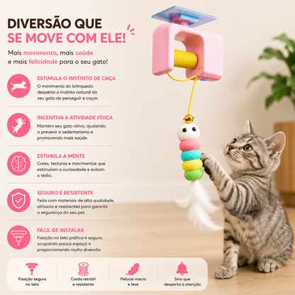 Brinquedo Elétrico Autocolante para Gatos