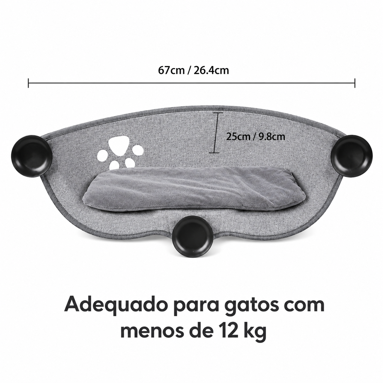 Cama de Janela Premium Para Gatos