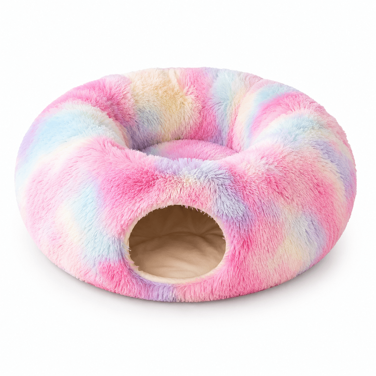 Cama Toquinha com Túnel para Gatos