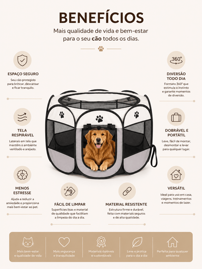 Cercado Portátil para Cães