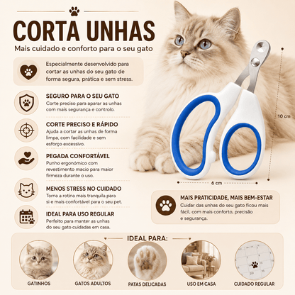 Cortador de Unhas para Gatos