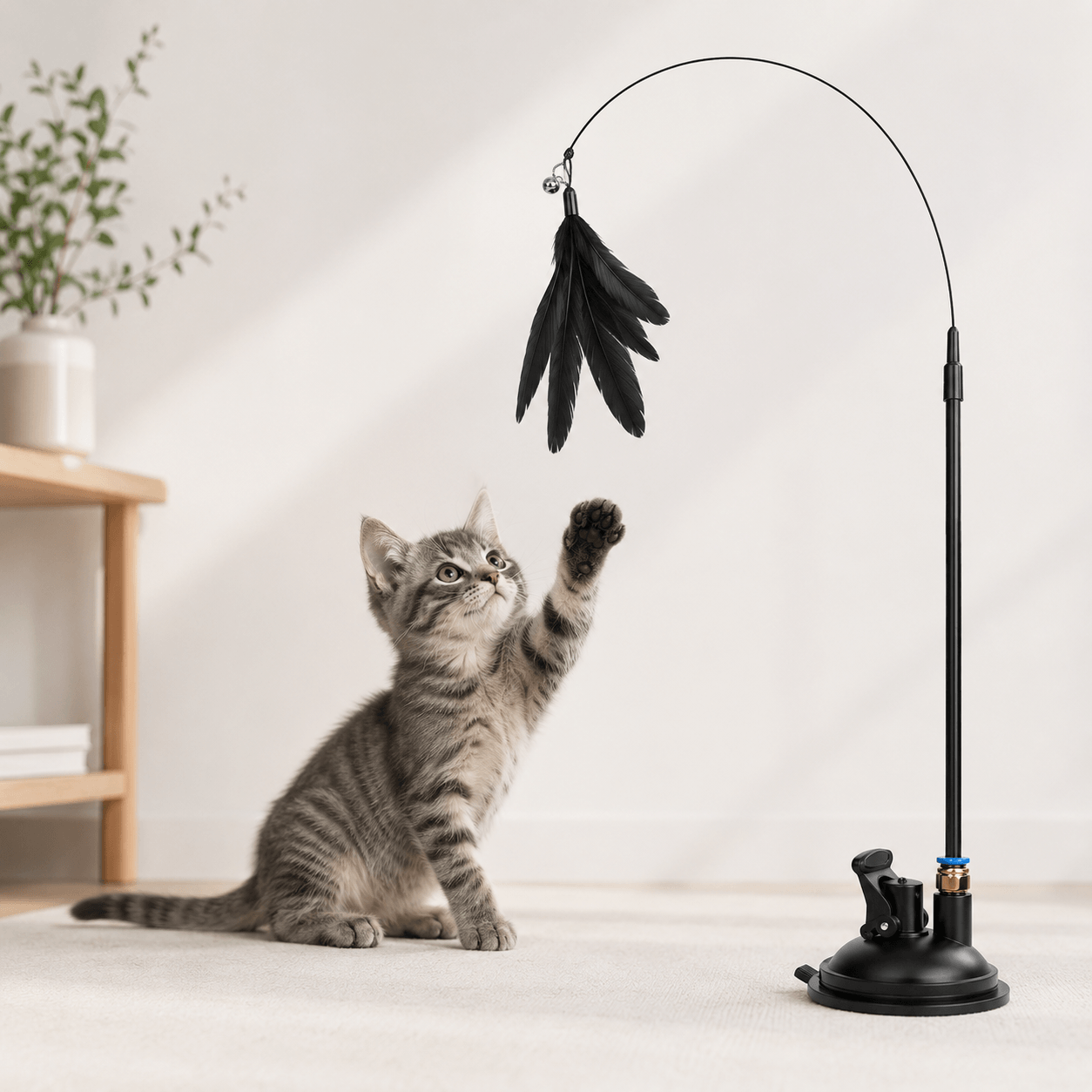 Varinha com Ventosa para Gatos