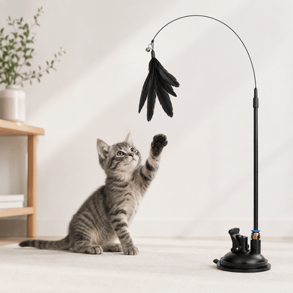 Varinha com Ventosa para Gatos
