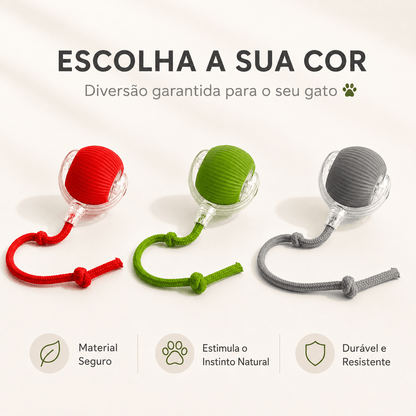 Brinquedo Bola de Caça Elétronica para Gatos