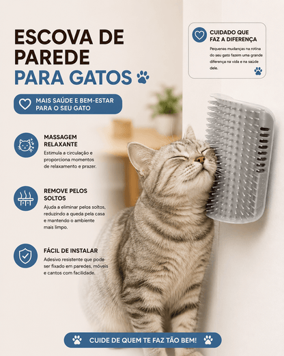 Massageador de Parede para Gatos