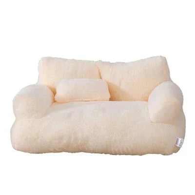 Sofá Pet Luxo de Pelúcia para Gatos