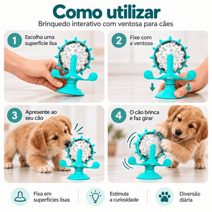 Alimentador Interativo Lento para Cães