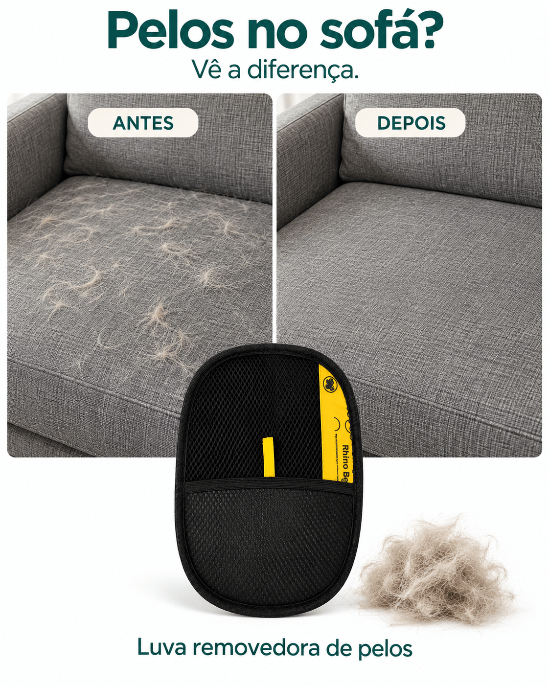 Luva Removedora de Pelos