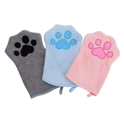 Luva de Microfibra de banho para Gatos