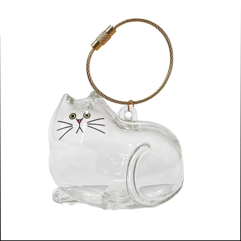 Porta Chaves de Acrílico para Pelos de Gatos