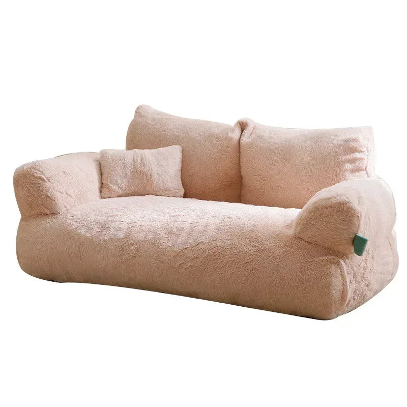 Sofá Pet Luxo de Pelúcia para Gatos