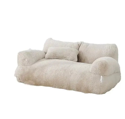 Sofá Pet Luxo de Pelúcia para Gatos
