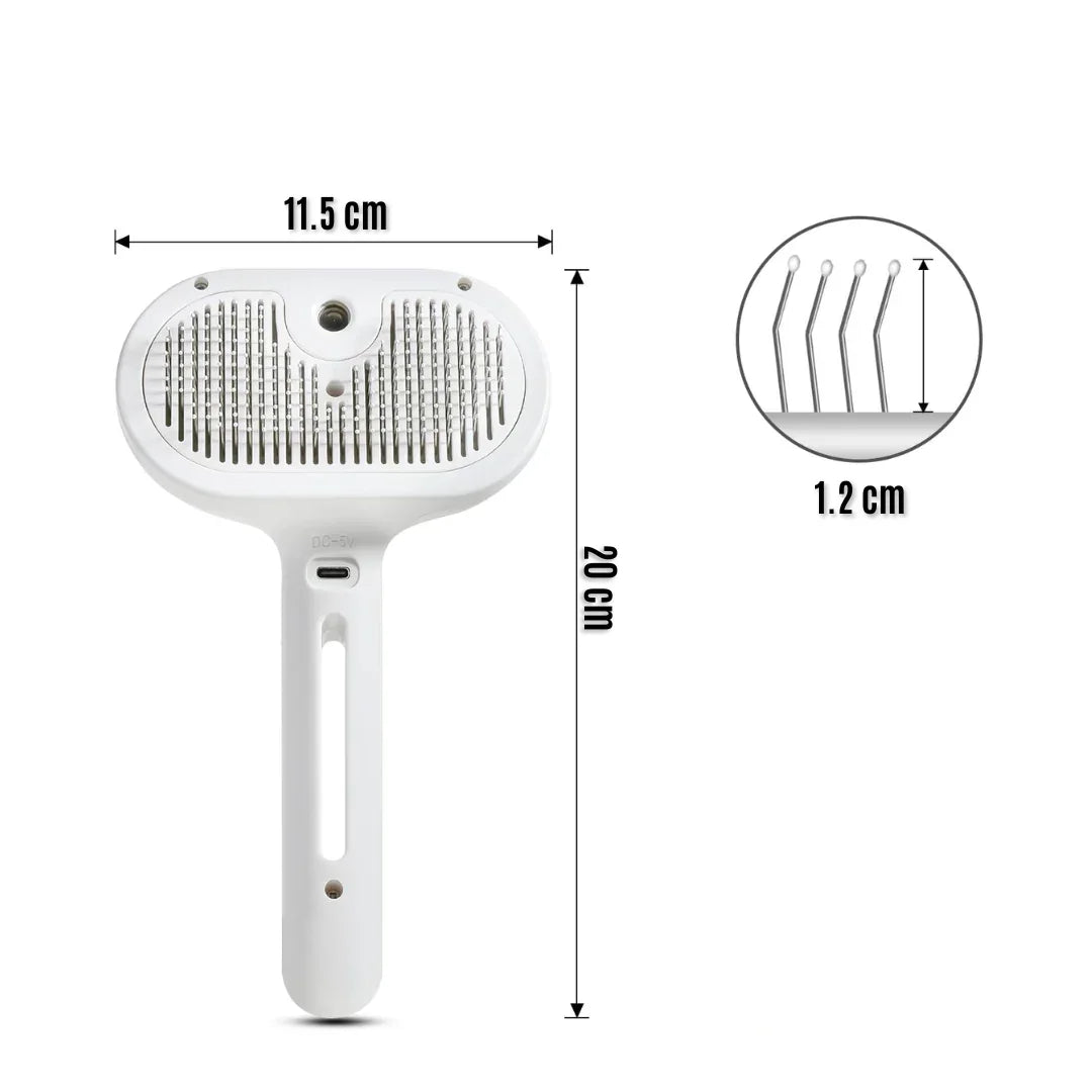 Escova a Vapor de Limpeza para Gatos